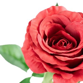 Rose laura artificielle rouge.