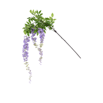 Branche de glycine artificielle de 75cm - Atmosphère Green