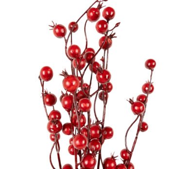Branche de baies artificielle de 76cm
