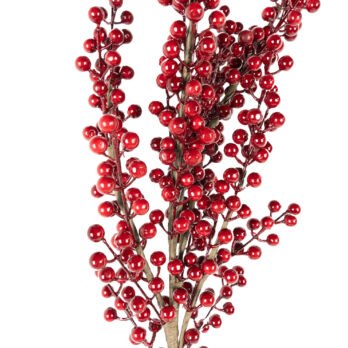 Branche de baies artificielle de 106cm