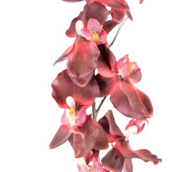 Orchidée artificielle lavender de 9 fleurs