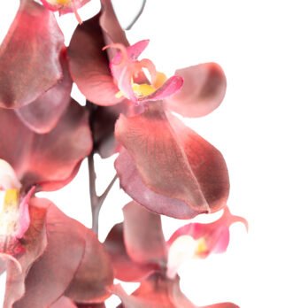 Orchidée artificielle lavender de 9 fleurs