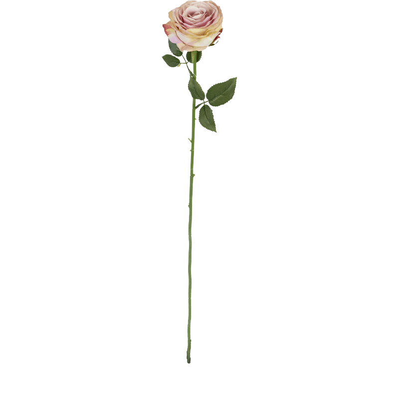 Tige de rose bea artificielle light pink de 58cm - Atmosphère Green