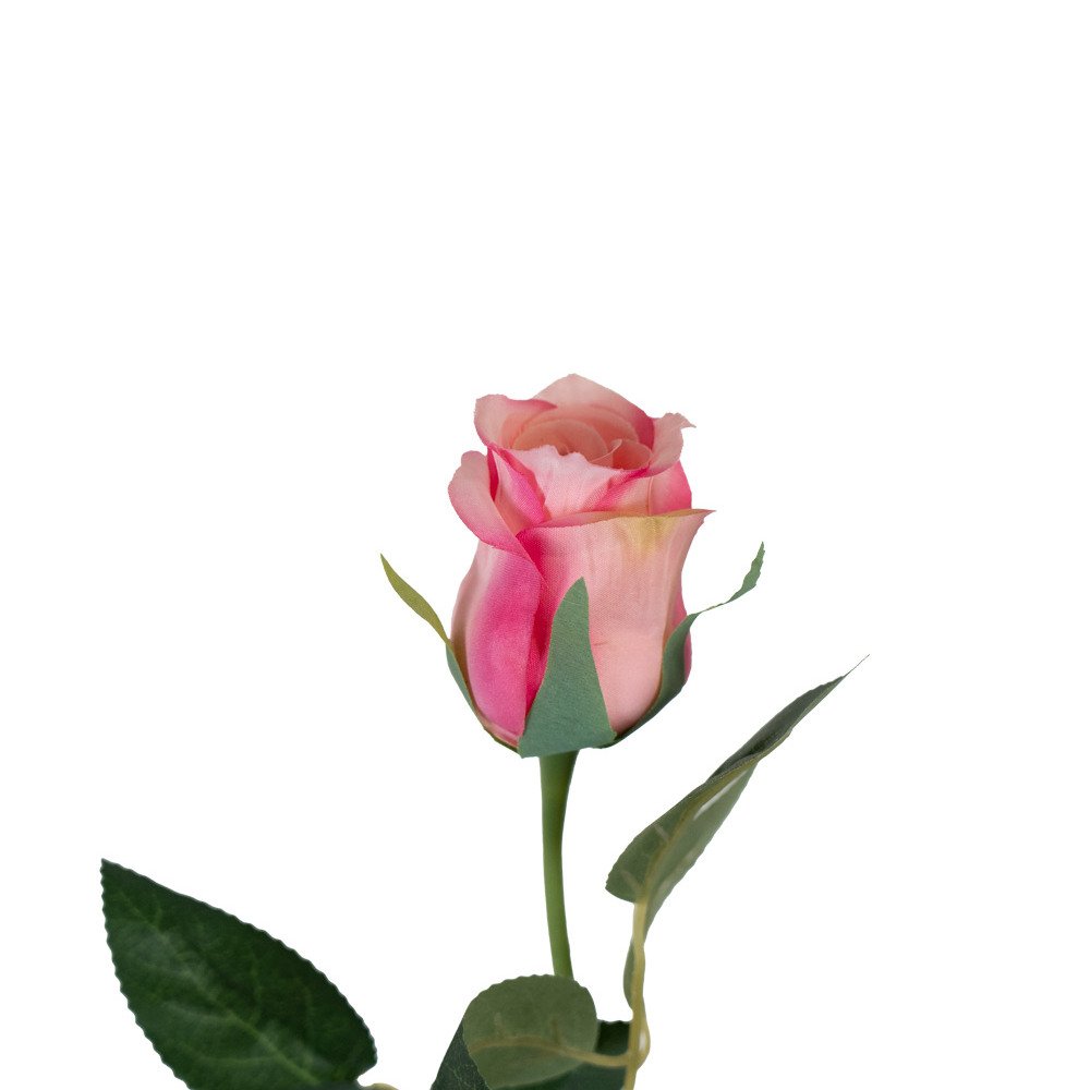 Rose bouton artificielle rose - Atmosphère Green